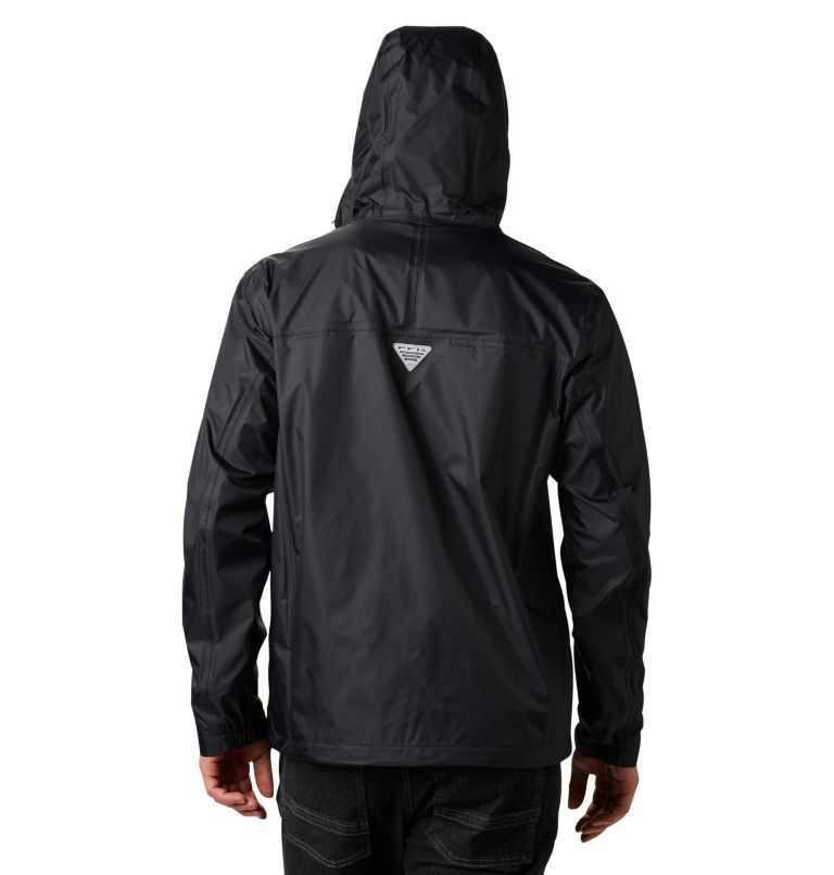 Men's PFG Storm Jacket – Tall, Color: Black, Cool Grey