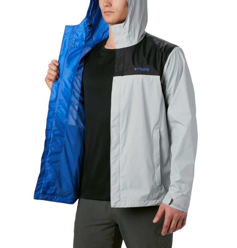 PFG Storm Jacket | 019 | 5XT, Color: Cool Grey, Vivid Blue, image 5