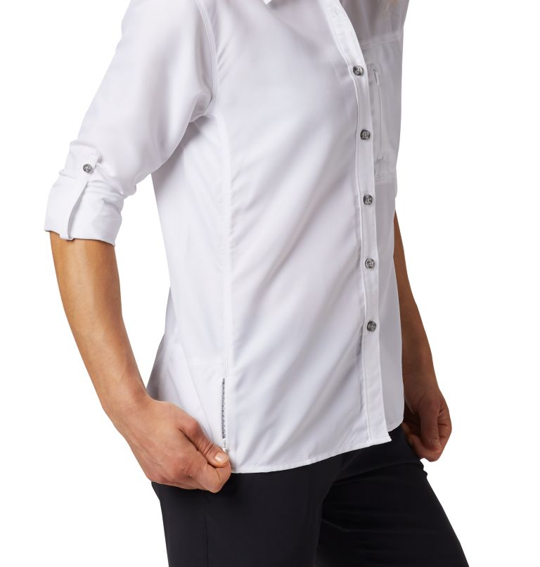Women's Canyon Long Sleeve Shirt, Color: White, image 5