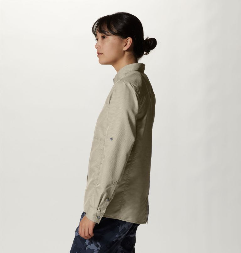 Women's Canyon Long Sleeve Shirt, Color: Khaki, image 3