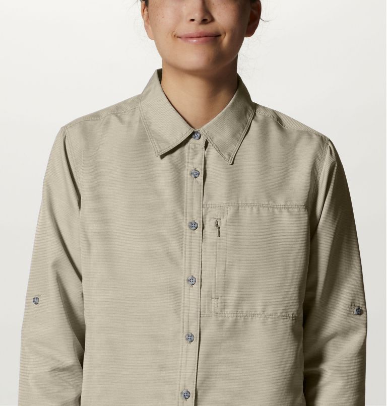 Women's Canyon Long Sleeve Shirt, Color: Khaki, image 4