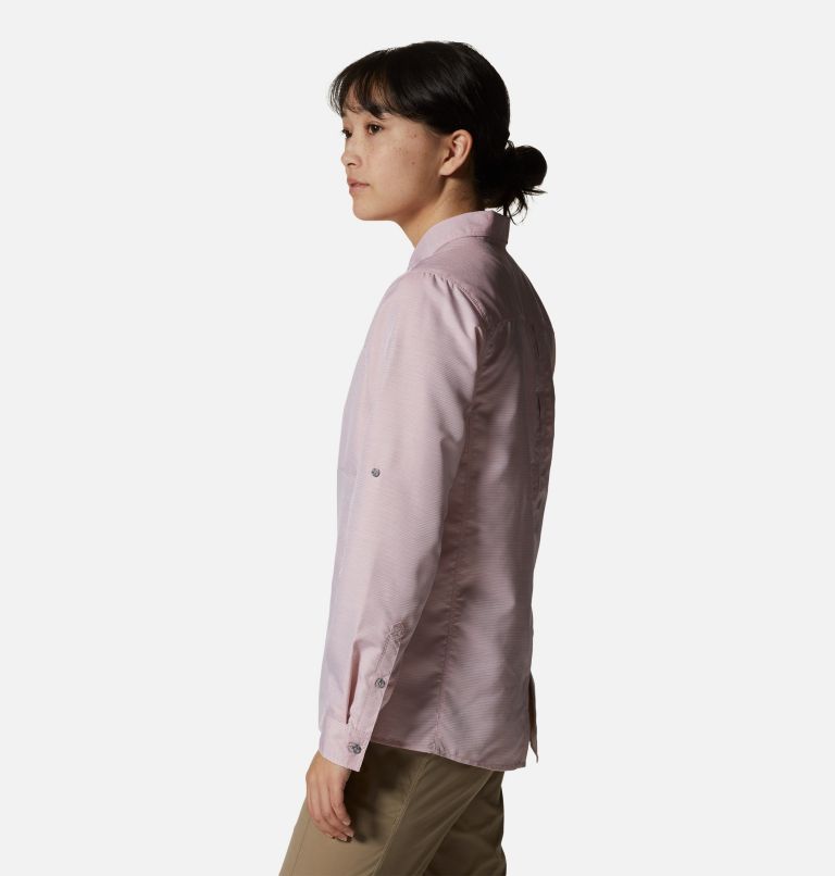 Women's Canyon Long Sleeve Shirt, Color: Rosehip, image 3