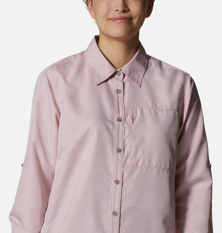 Women's Canyon Long Sleeve Shirt, Color: Rosehip, image 4