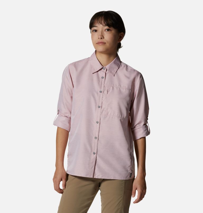 Women's Canyon Long Sleeve Shirt, Color: Rosehip, image 1
