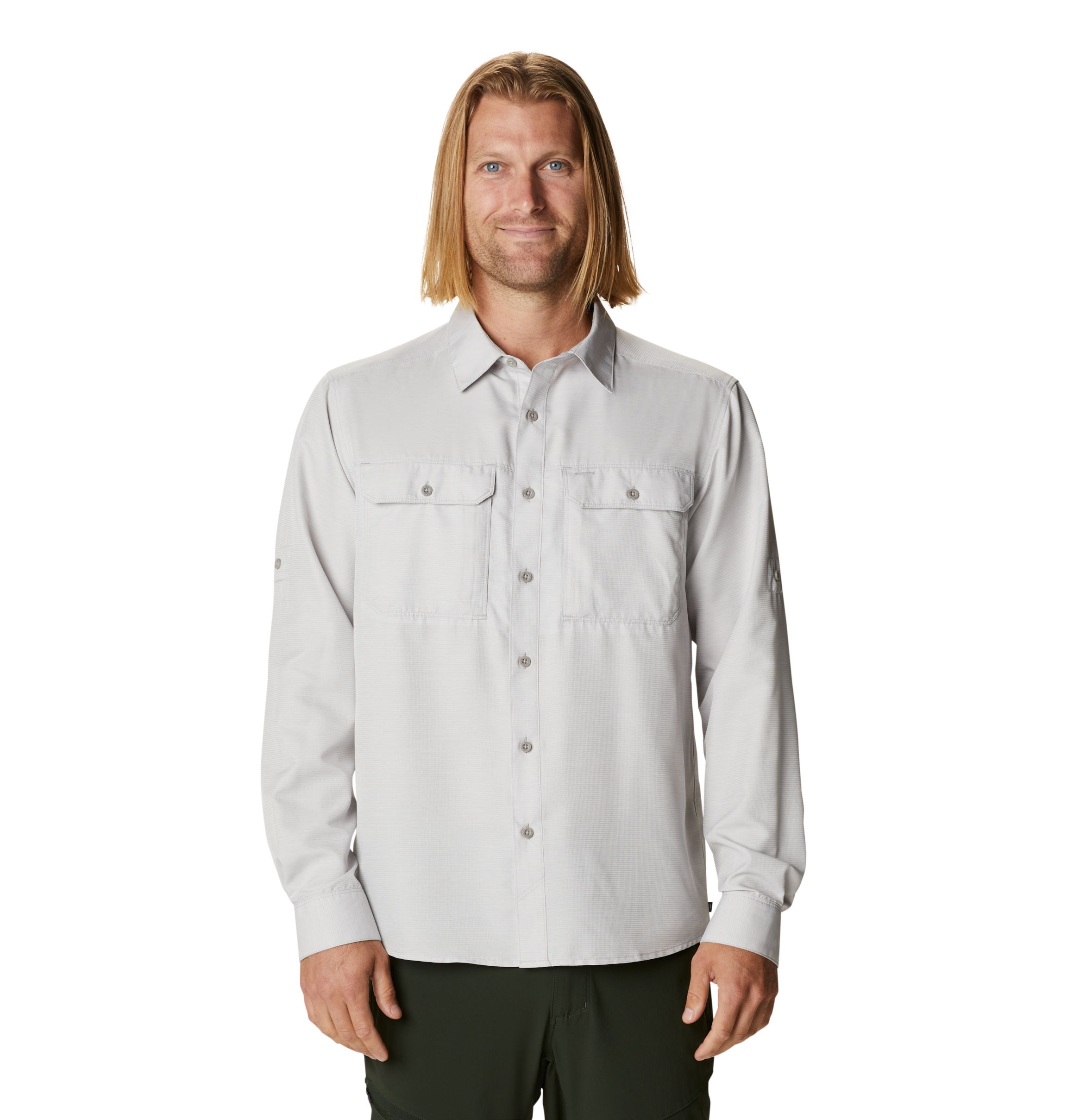 Mountain Hardwear Men ' S Canyon Long Sleeve Shirt - Light Dunes