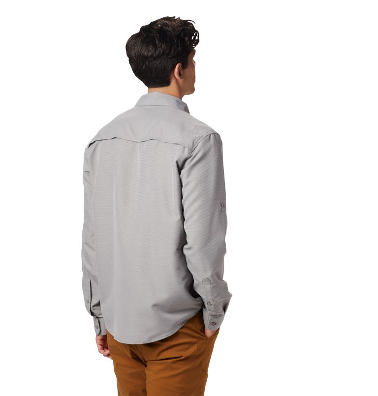 Men's Canyon Long Sleeve Shirt, Color: Manta Grey