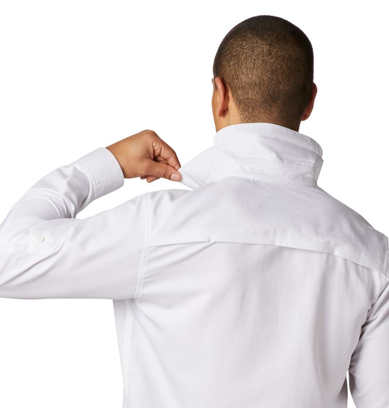 Men's Canyon Long Sleeve Shirt, Color: White
