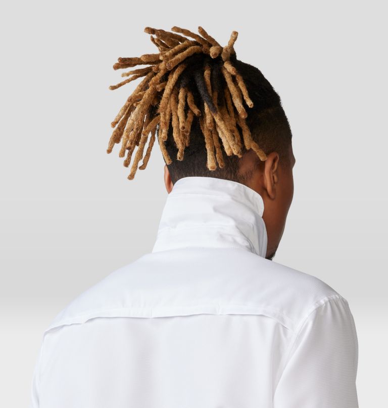Men's Canyon Long Sleeve Shirt, Color: White, image 7