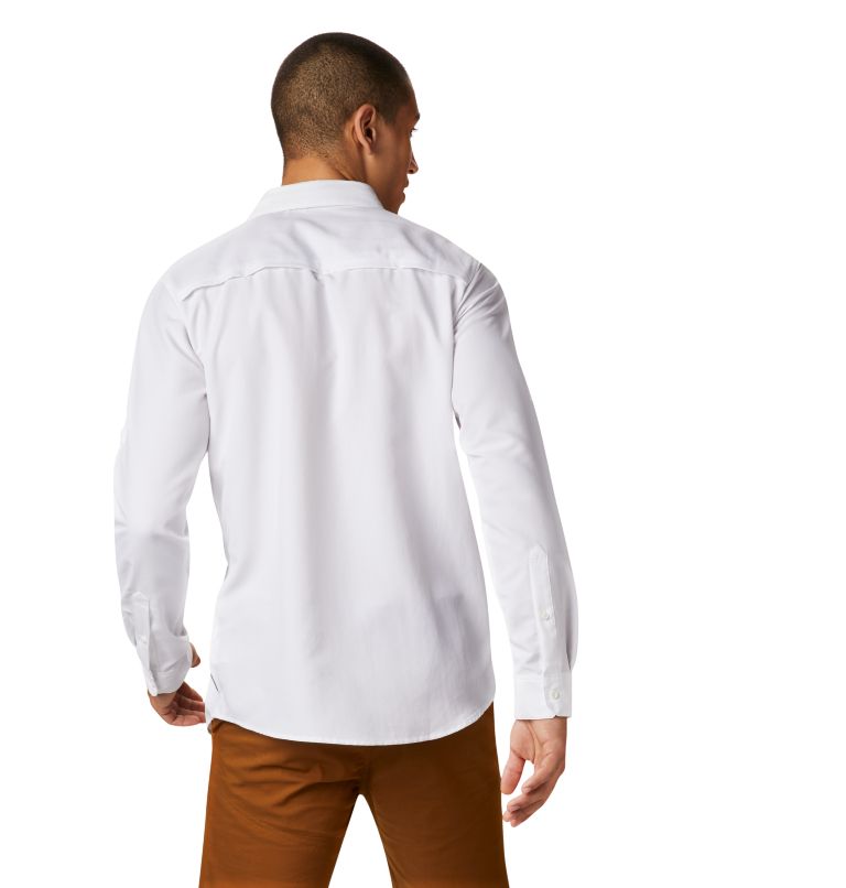 Men's Canyon Long Sleeve Shirt, Color: White