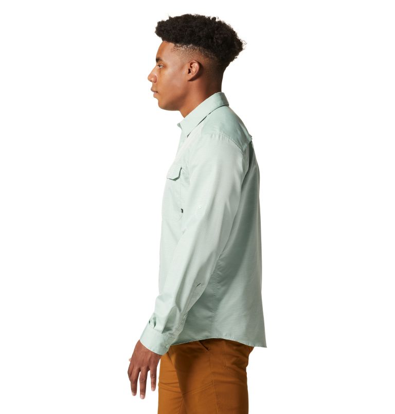 Thumbnail: Men's Canyon Long Sleeve Shirt, Color: Glacial Mint, image 3