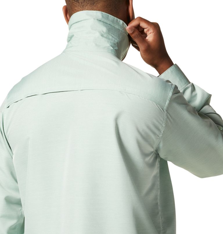 Men's Canyon Long Sleeve Shirt, Color: Glacial Mint, image 7