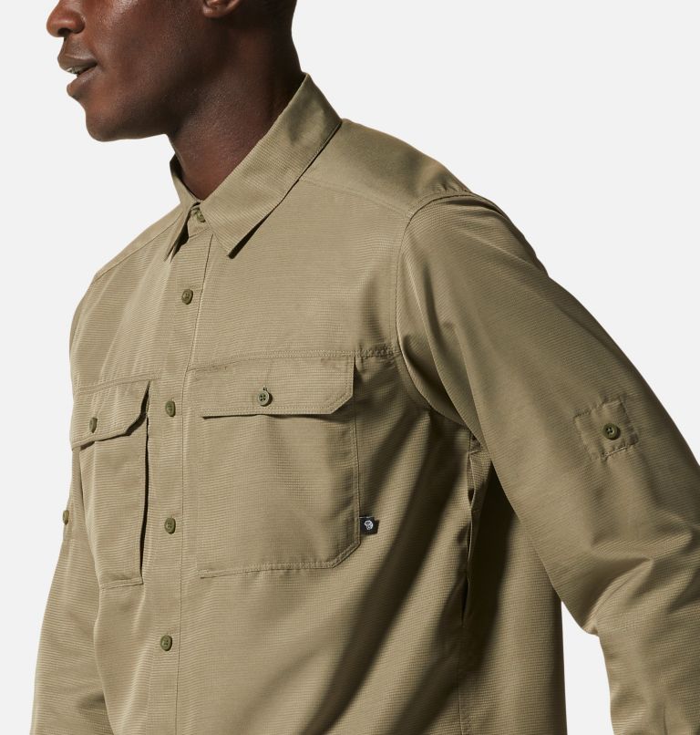 Men's Canyon Long Sleeve Shirt, Color: Stone Green, image 6