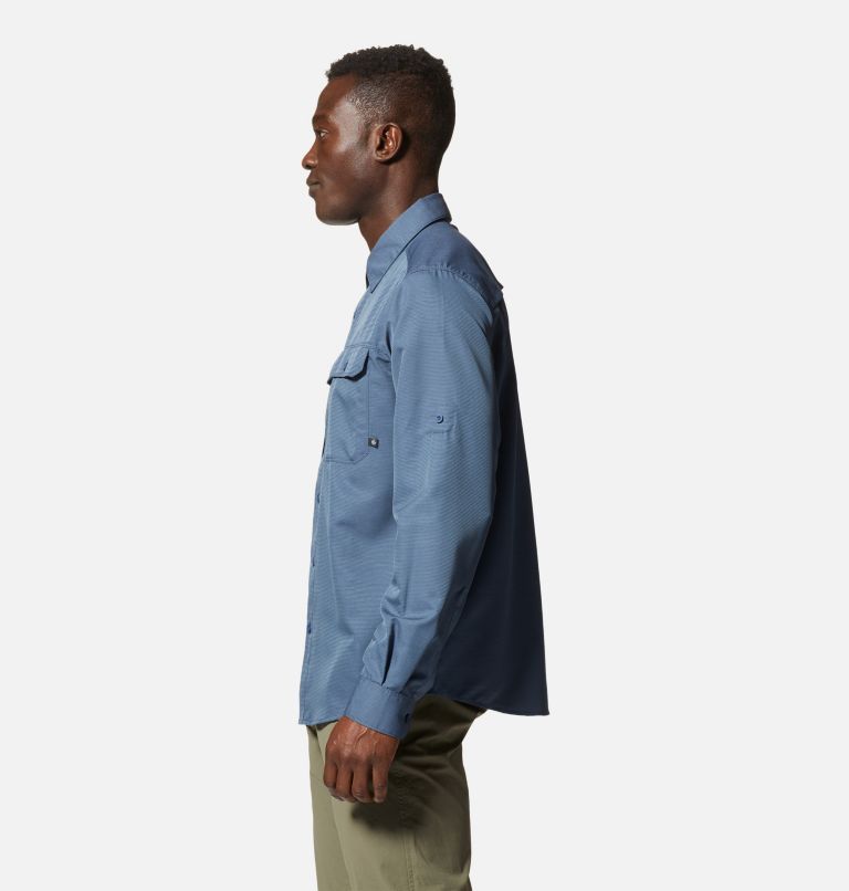 Men's Canyon Long Sleeve Shirt, Color: Zinc, image 3