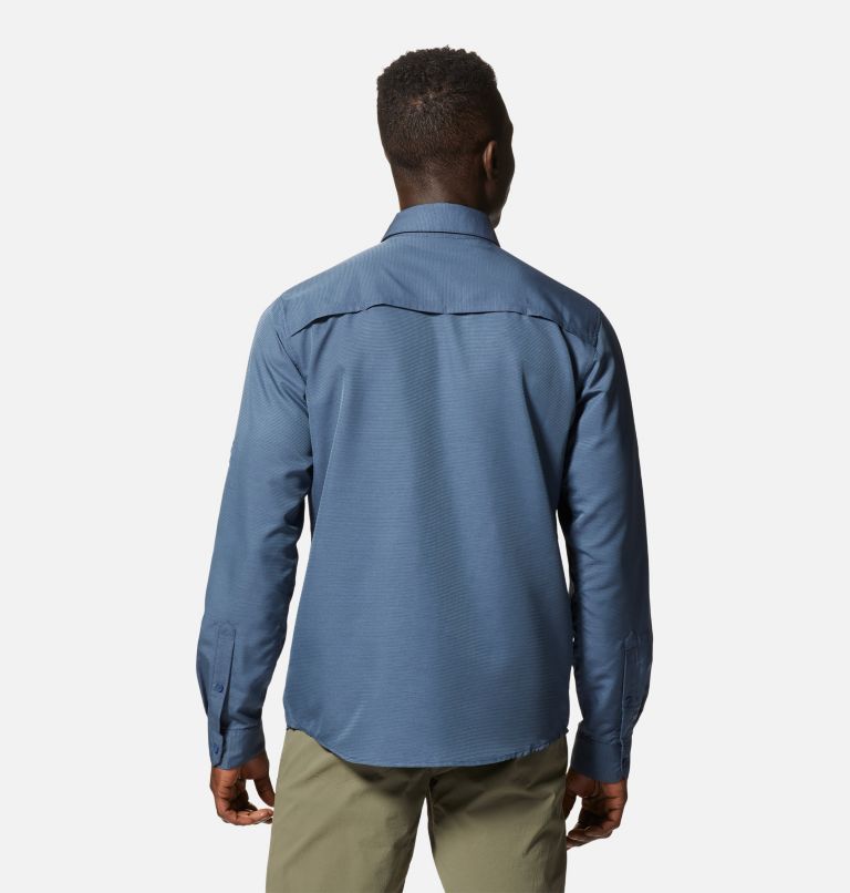 Thumbnail: Men's Canyon Long Sleeve Shirt, Color: Zinc, image 2