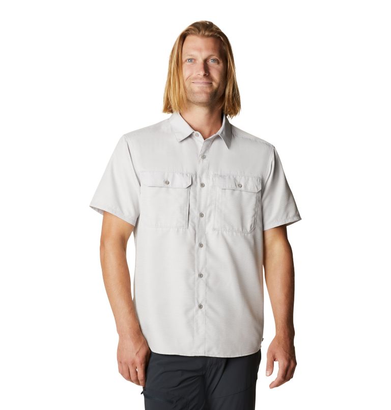 Men's Canyon Short Sleeve Shirt, Color: Light Dunes, image 1