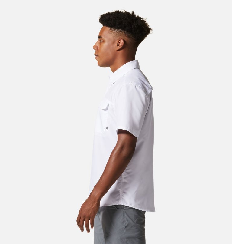 Thumbnail: Men's Canyon Short Sleeve Shirt, Color: White, image 3