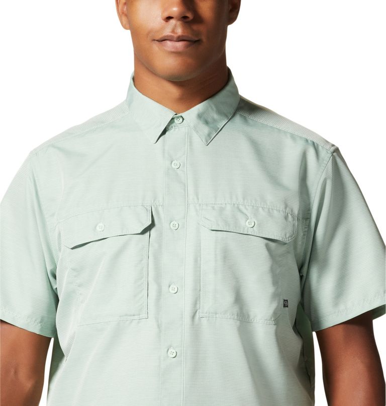 Men's Canyon Short Sleeve Shirt, Color: Glacial Mint, image 4