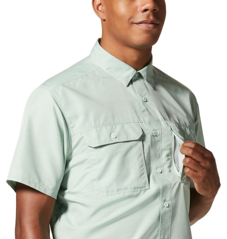 Men's Canyon Short Sleeve Shirt, Color: Glacial Mint, image 5
