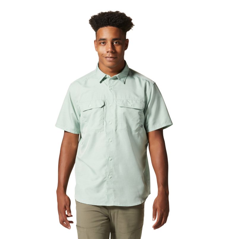 Men's Canyon Short Sleeve Shirt, Color: Glacial Mint, image 1