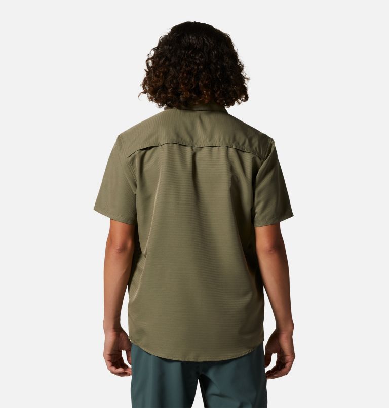 Thumbnail: Men's Canyon Short Sleeve Shirt, Color: Stone Green, image 2