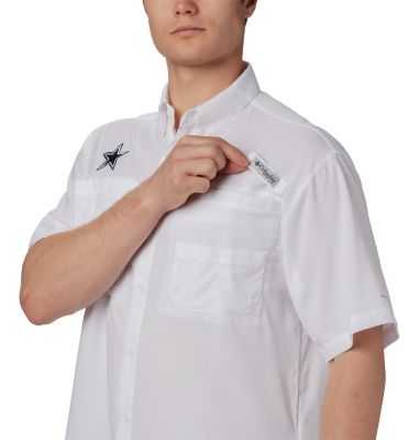 dallas cowboys columbia tamiami short sleeve shirt