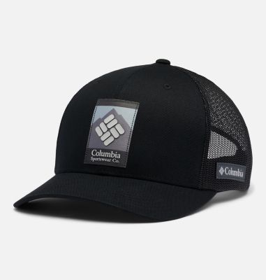 Unisex Columbia Mesh&trade; Snap Back Hat Columbia Mesh&trade; Snap Back Hat | 259 | O/S, Black, Black, front