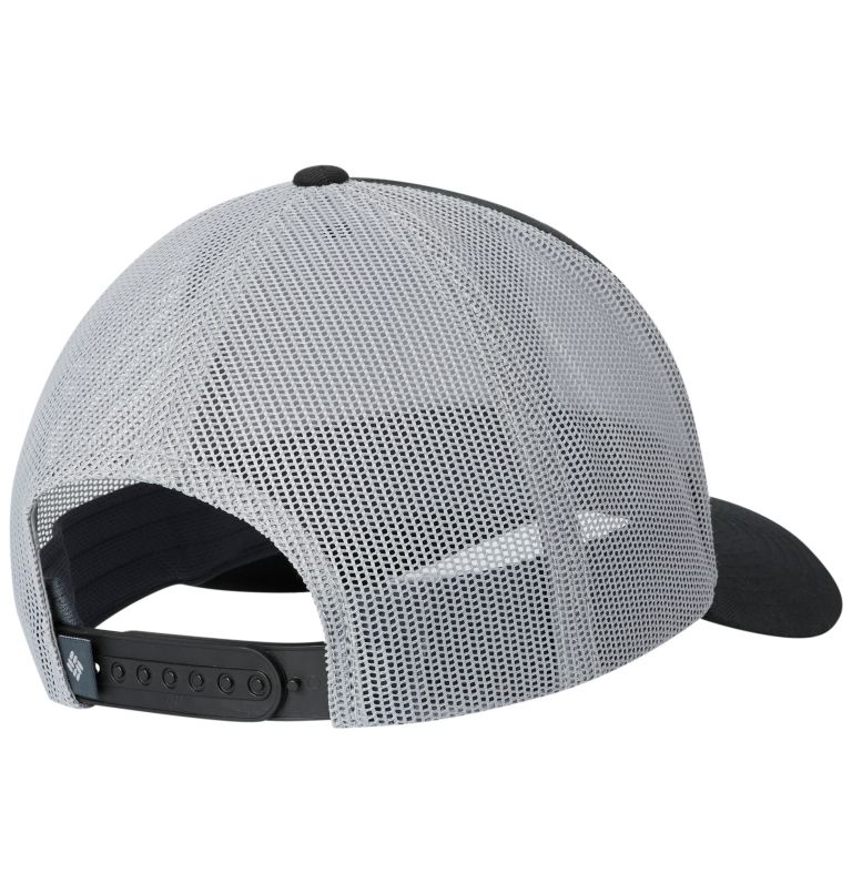 Columbia Mesh Snap Back Hat | 018 | O/S, Color: Black, Hex Patch, image 2