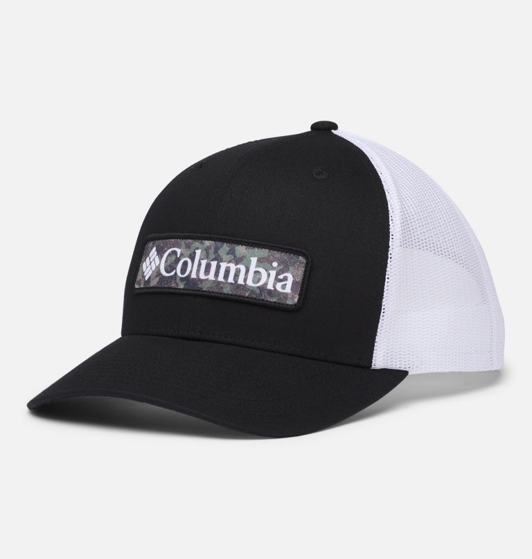 Columbia Mesh Snap Back - High | 021 | O/S, Color: Black, Camo Patch, image 1
