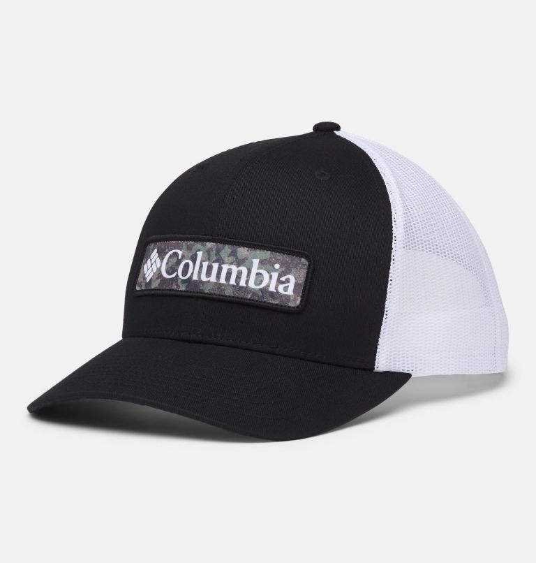 Thumbnail: Columbia Mesh Snap Back - High | 021 | O/S, Color: Black, Camo Patch, image 1