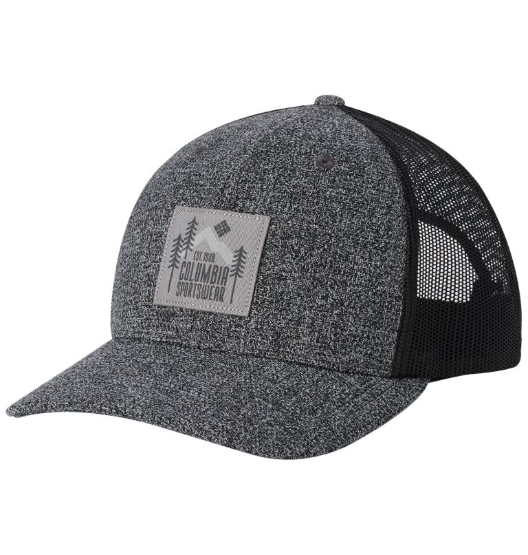 Columbia Mesh Snap Back Hat | 033 | O/S, Color: Grill Heather, Evergreen, image 1