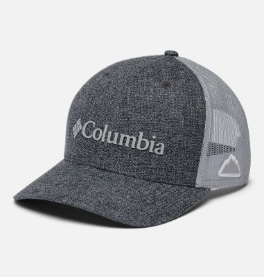 Gorra con cierre trasero unisex Columbia Mesh&trade; Columbia Mesh&trade; Snap Back Hat | 019 | O/S, Grill Heather, Weld Logo, front