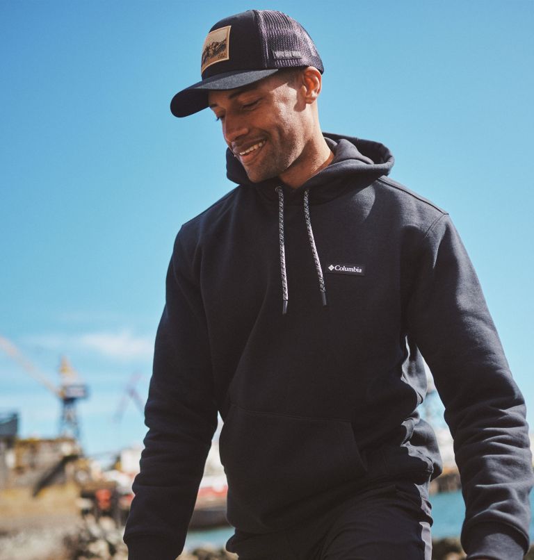 Unisex Columbia Mesh Snap Back Hat, Color: Black, Dolomites, image 3
