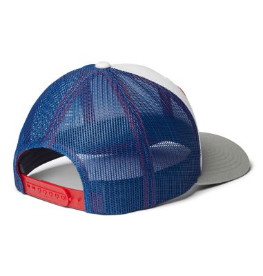 Unisex Columbia Mesh&trade; Snap Back Hat Columbia Mesh&trade; Snap Back Hat | 259 | O/S, White, Carbon, Mountain Red, Buffalo, back