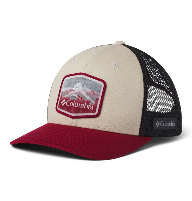Columbia Mesh Snap Back Hat | 191 | O/S, Color: Chalk, Hex Patch, image 1