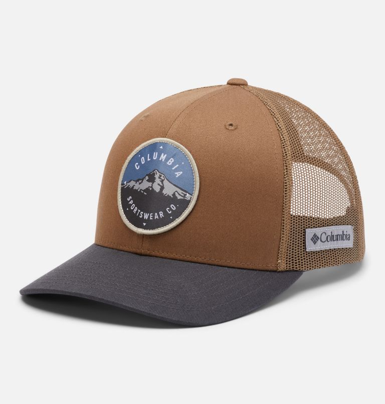 Columbia Mesh Snap Back - High | 259 | O/S, Color: Delta, Shark, Mt Hood Cicle Patch