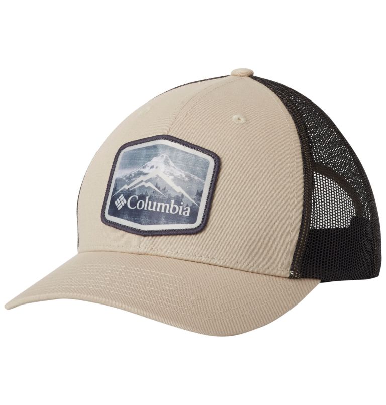 Columbia Mesh Snap Back Hat | 271 | O/S, Color: Ancient Fossil, Hex Patch, image 1