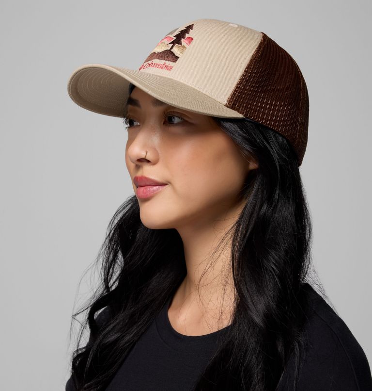 Columbia Mesh Snapback, Color: Ancient Fossil, Get Hiked, image 5