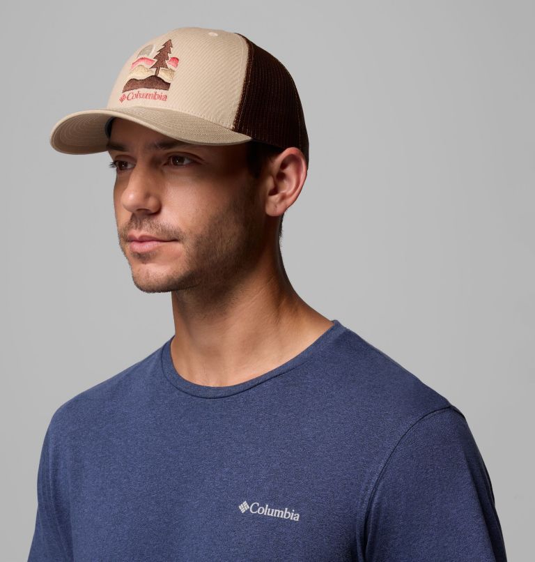 Columbia Mesh Snapback, Color: Ancient Fossil, Get Hiked, image 3