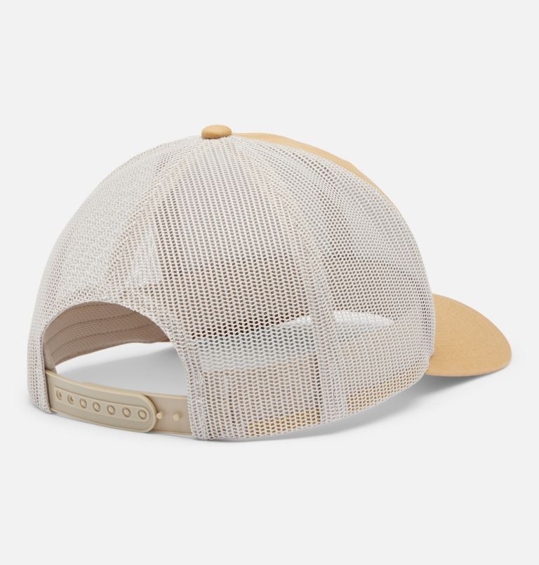 Unisex Columbia Mesh Snap Back Hat, Color: Light Camel, Dark Stone, Mt Hood Circle, image 2