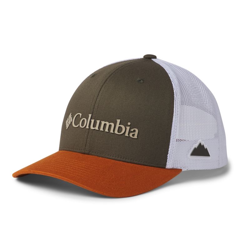 Columbia Mesh Snap Back Hat | 319 | O/S, Color: Olive Green, Weld, image 1