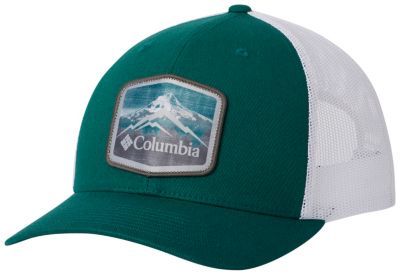 Unisex Columbia Mesh&trade; Snap Back Hat Columbia Mesh&trade; Snap Back Hat | 259 | O/S, Pine Green, Hex Patch, front