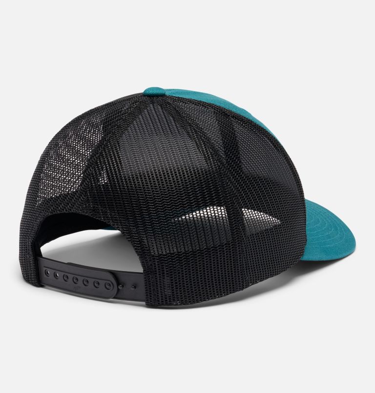 Unisex Columbia Mesh Snap Back Hat, Color: River Blue, Black, Circular Landscape, image 2