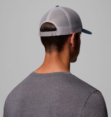 Columbia Mesh Snapback Hut, Unisex, Color: Everblue, Circular Landscape, image 16