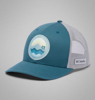 Columbia Mesh Snap Back, Color: Everblue, Circular Landscape, image 9