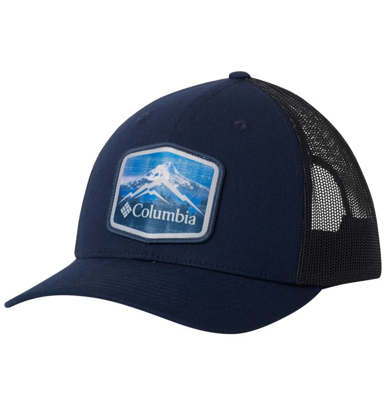 Columbia Mesh Snap Back Hat | 468 | O/S, Color: Collegiate Navy, Hex Patch, image 1