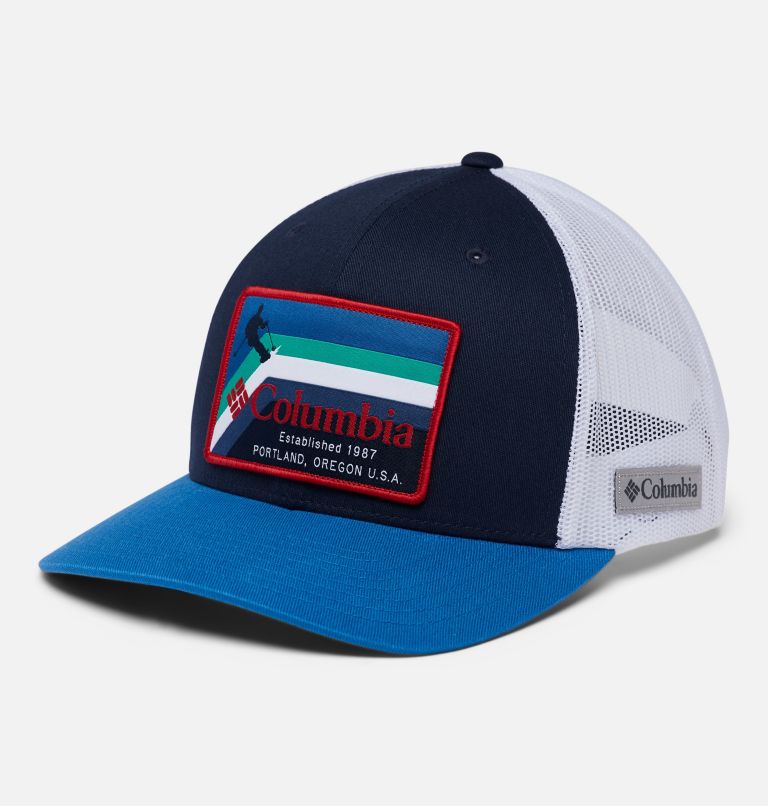Columbia Mesh Snap Back Hat | 472 | O/S, Color: Collegiate Navy, Portland Patch, image 1