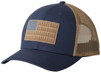 Unisex Columbia Mesh&trade; Snap Back Hat Columbia Mesh&trade; Snap Back Hat | 259 | O/S, Dark Mountain, Tree Flag, front