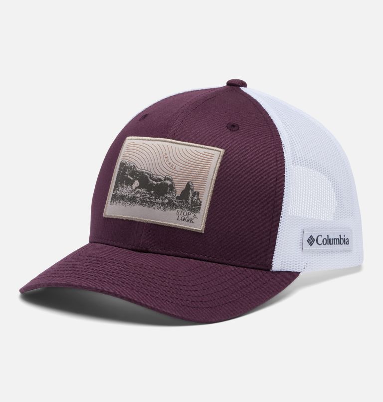 Unisex Columbia Mesh Snap Back Hat, Color: Moonvista, Arches, image 1