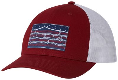 Unisex Columbia Mesh&trade; Snap Back Hat Columbia Mesh&trade; Snap Back Hat | 259 | O/S, Red Element Stars and Stripes, front