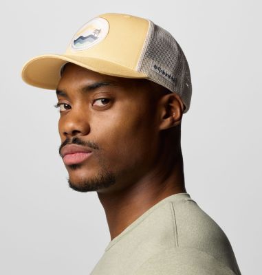 Columbia Mesh Snapback Hut, Unisex, Color: Sand Dune,Dark Stone,Circular Landscape, image 27